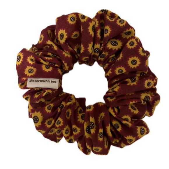 Regular Fall Scrunchie= Sunflower - Picture 1 of 1